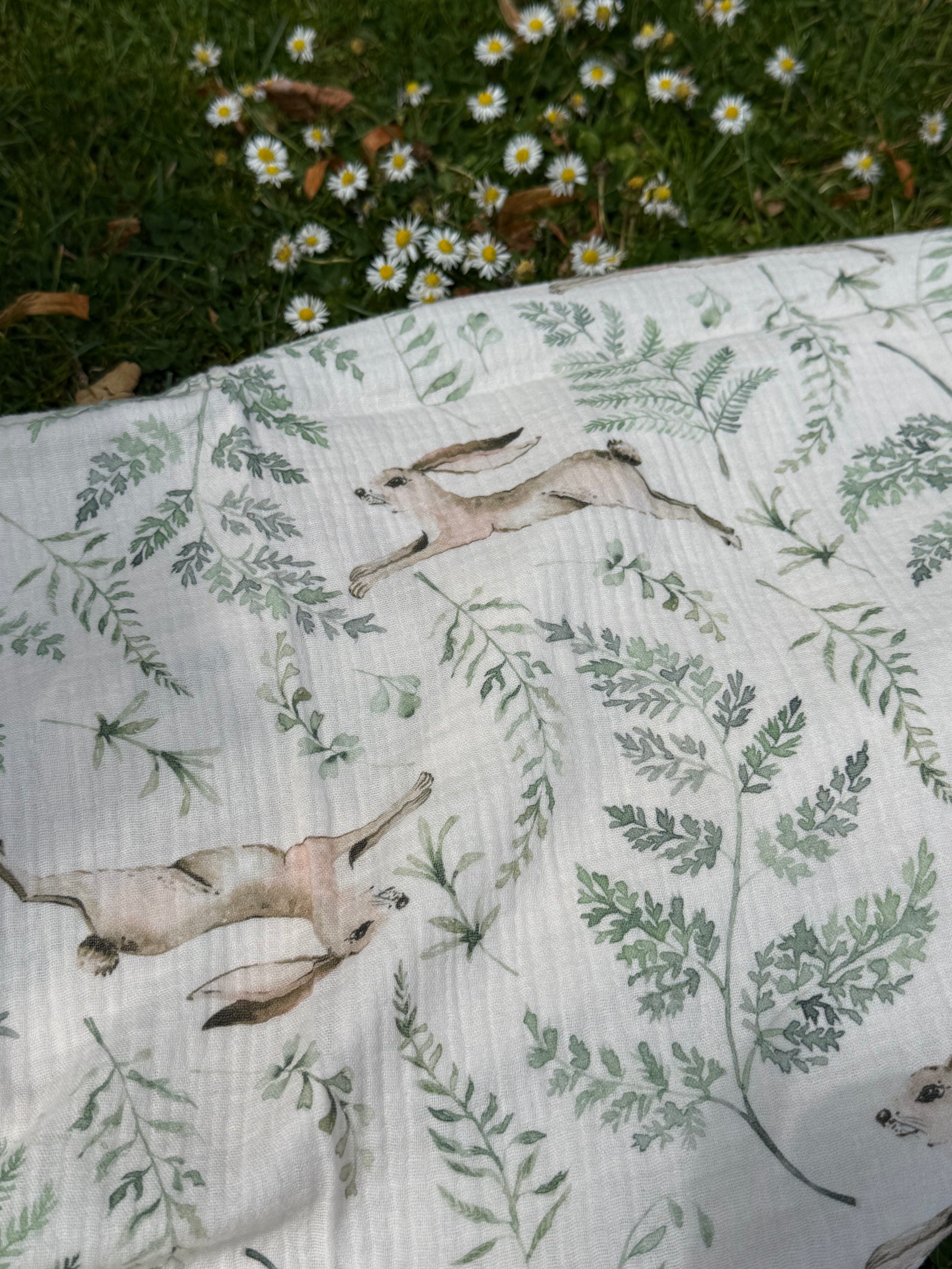 PRIMROSE TRUNKS EXTRA LARGE BABY MUSLIN SWADDLING BABY BLANKET PRINTED NEWBORN NEW BABY MUSLINS